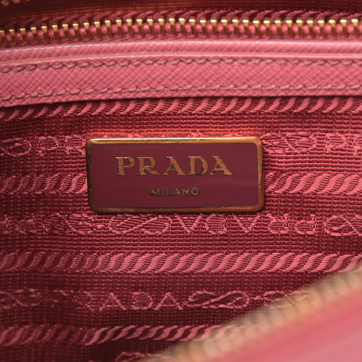Prada Saffiano Mini Galleria Double Zip Tote Tamaris 8 of 21