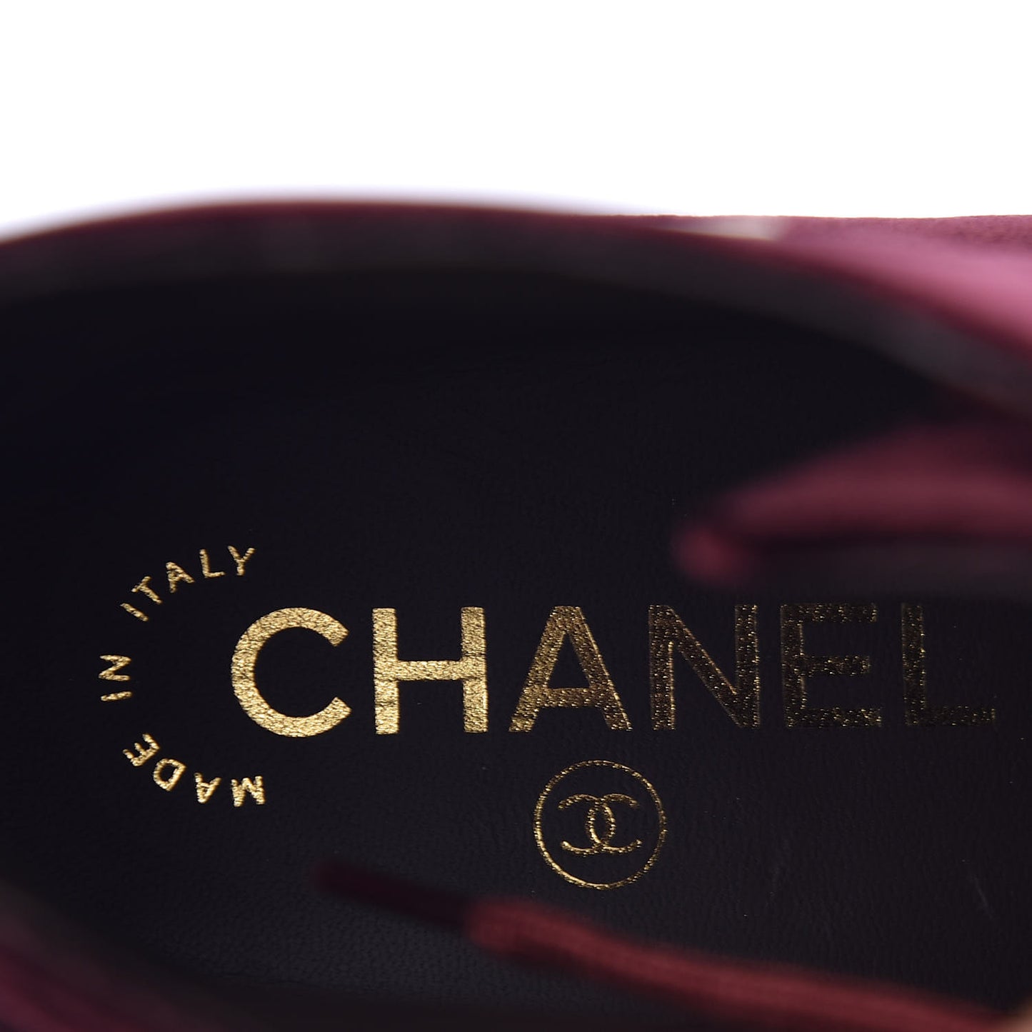 Velvet CC Lace Up Boots 36.5 Burgundy