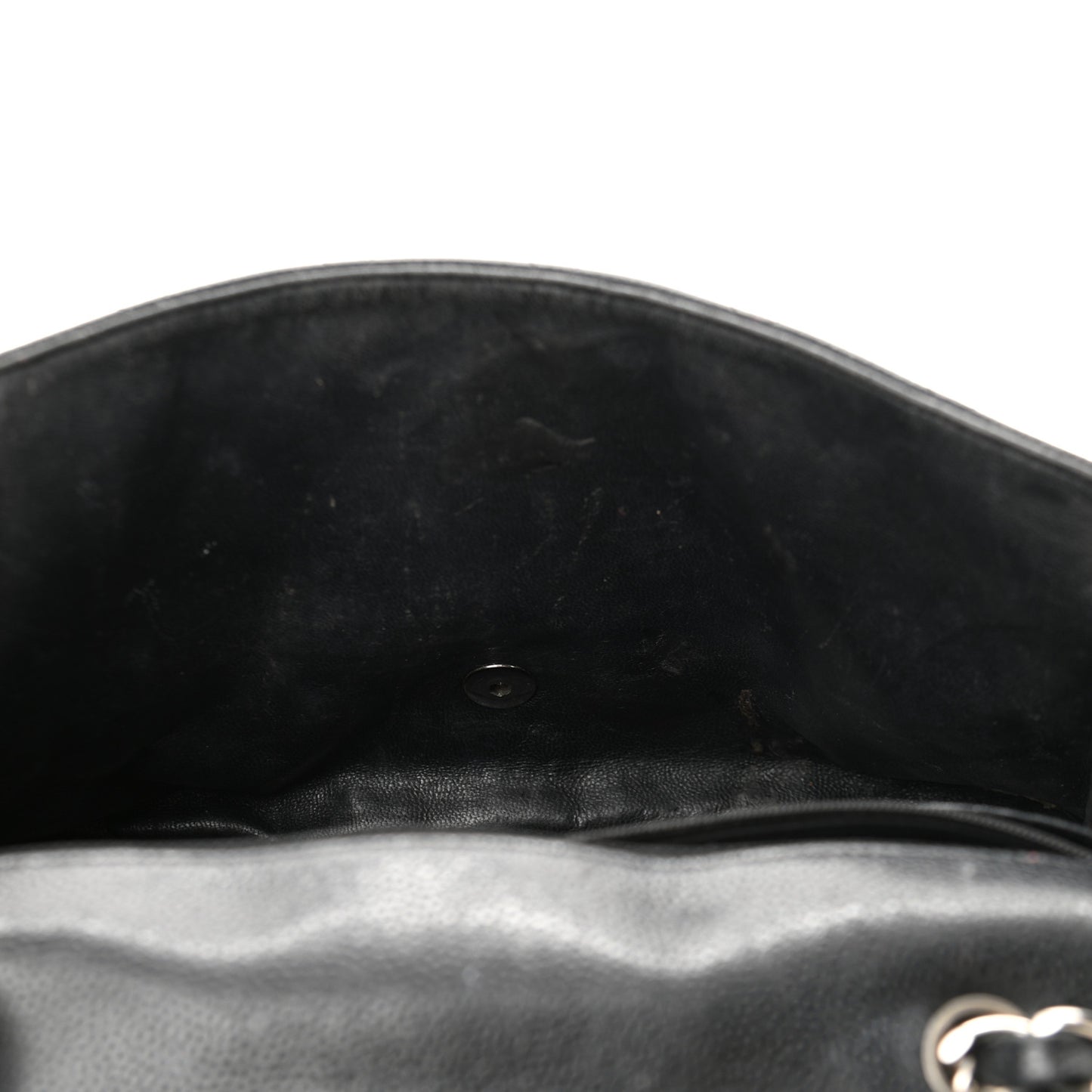 Caviar Quilted Jumbo Single Flap Black