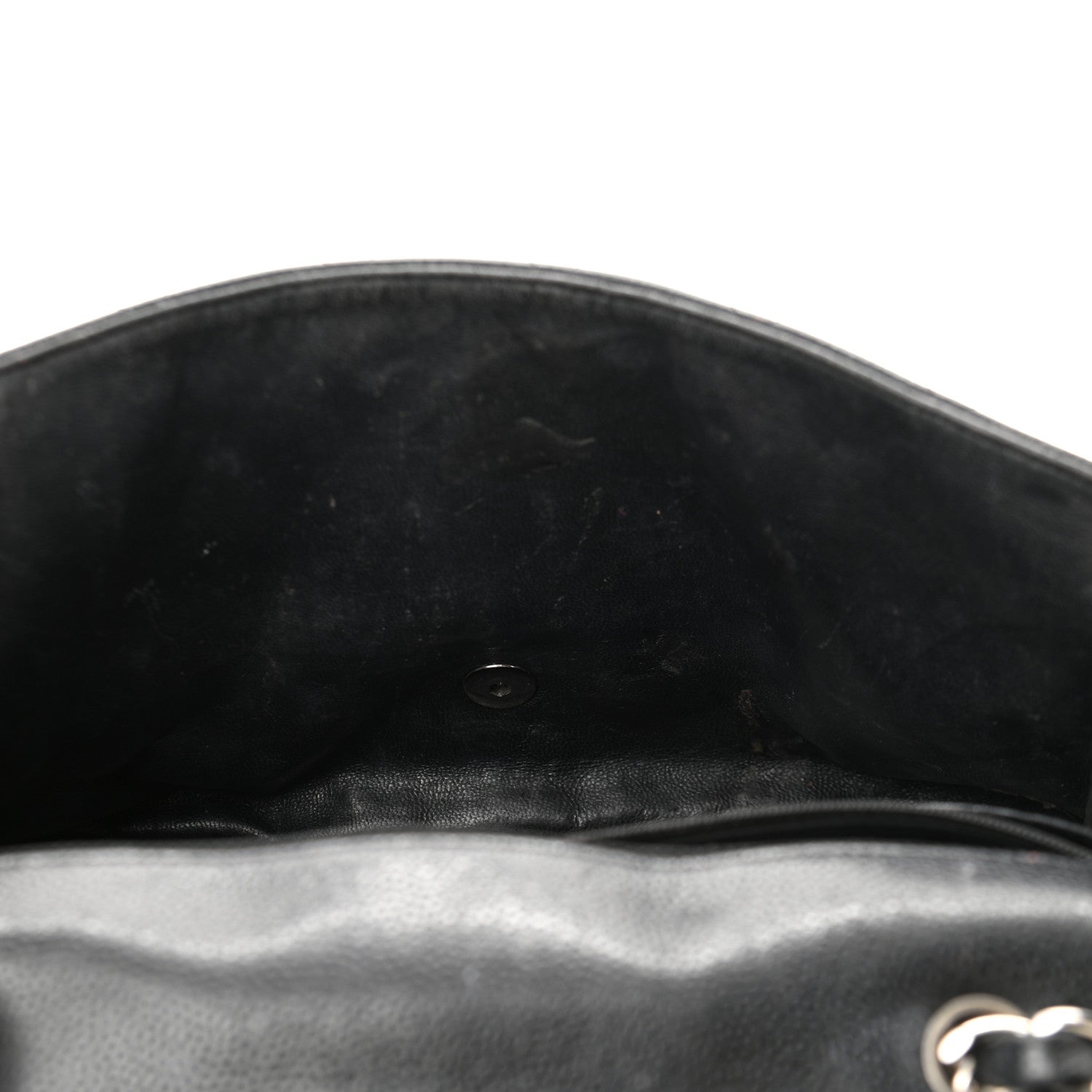 Chanel Caviar Quilted Jumbo Single Flap Black 11 of 20