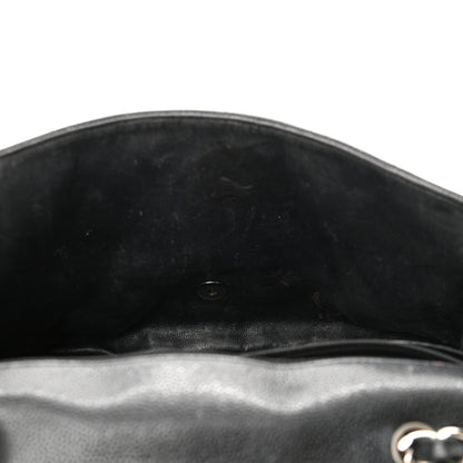 Chanel Caviar Quilted Jumbo Single Flap Black 11 of 20