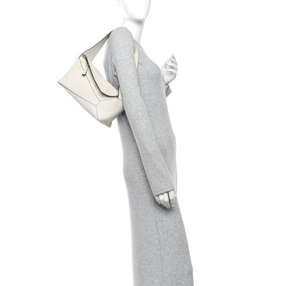 Loewe Calfskin Puzzle Hobo White 2 of 10