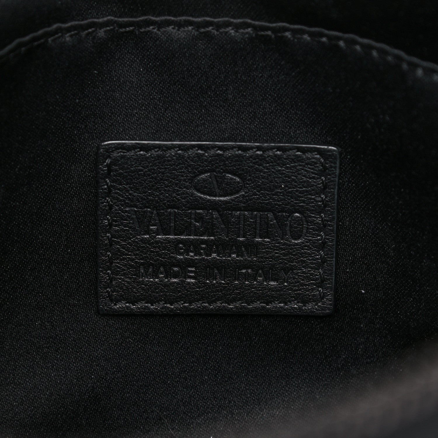 Valentino Garavani Nylon Camubutterfly Rockstud Zip Pouch Black 6 of 12