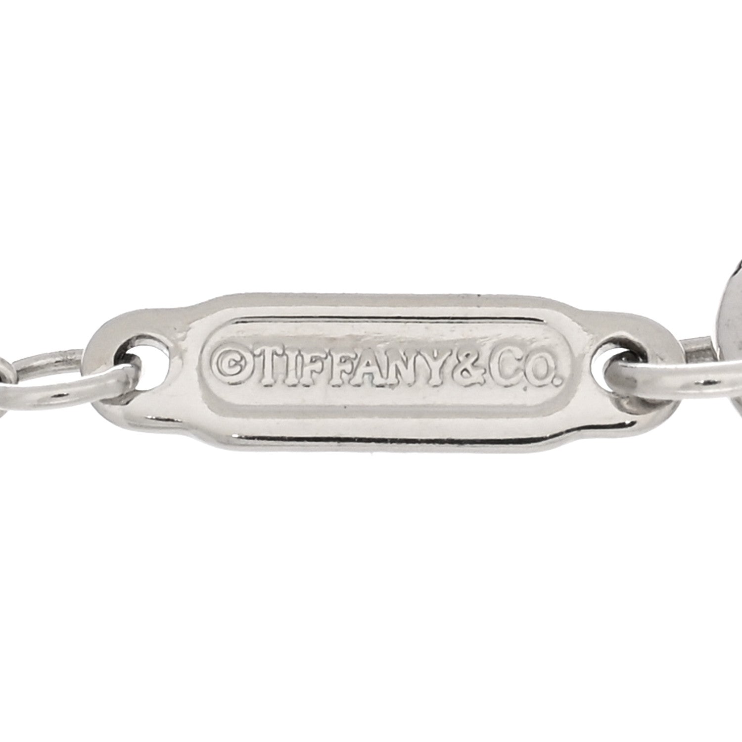 Tiffany Platinum Diamond Infinity Bracelet 3 of 3