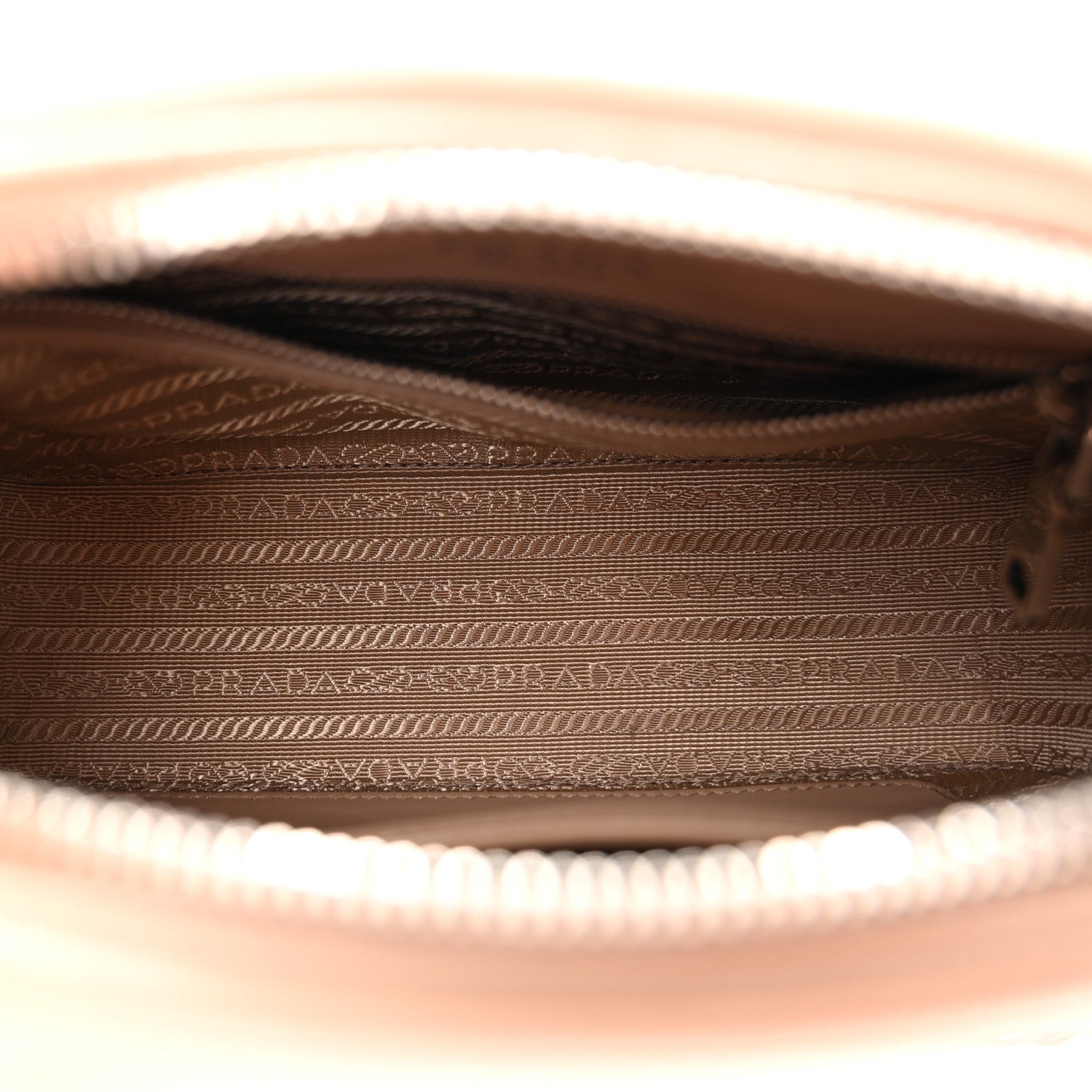 Prada Soft Calfskin Diagramme Camera Bag Cipria 5 of 11