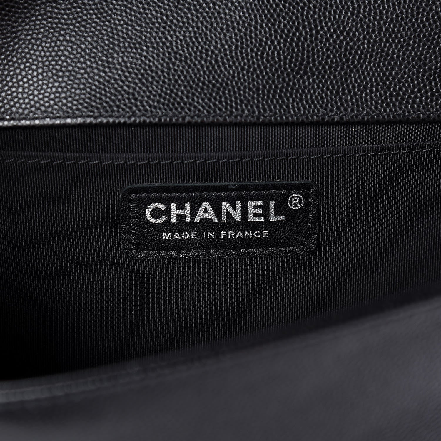 Chanel Caviar Quilted Medium Boy Flap Black 6 of 12