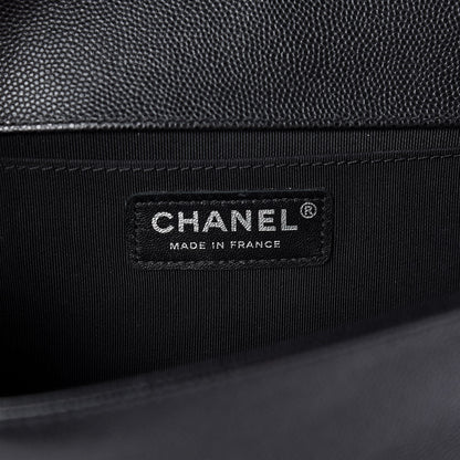 Chanel Caviar Quilted Medium Boy Flap Black 6 of 12