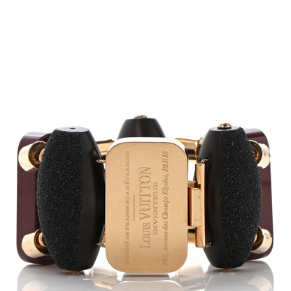 Louis Vuitton Resin Metal Inventeur Bracelet Red Black 3 of 6