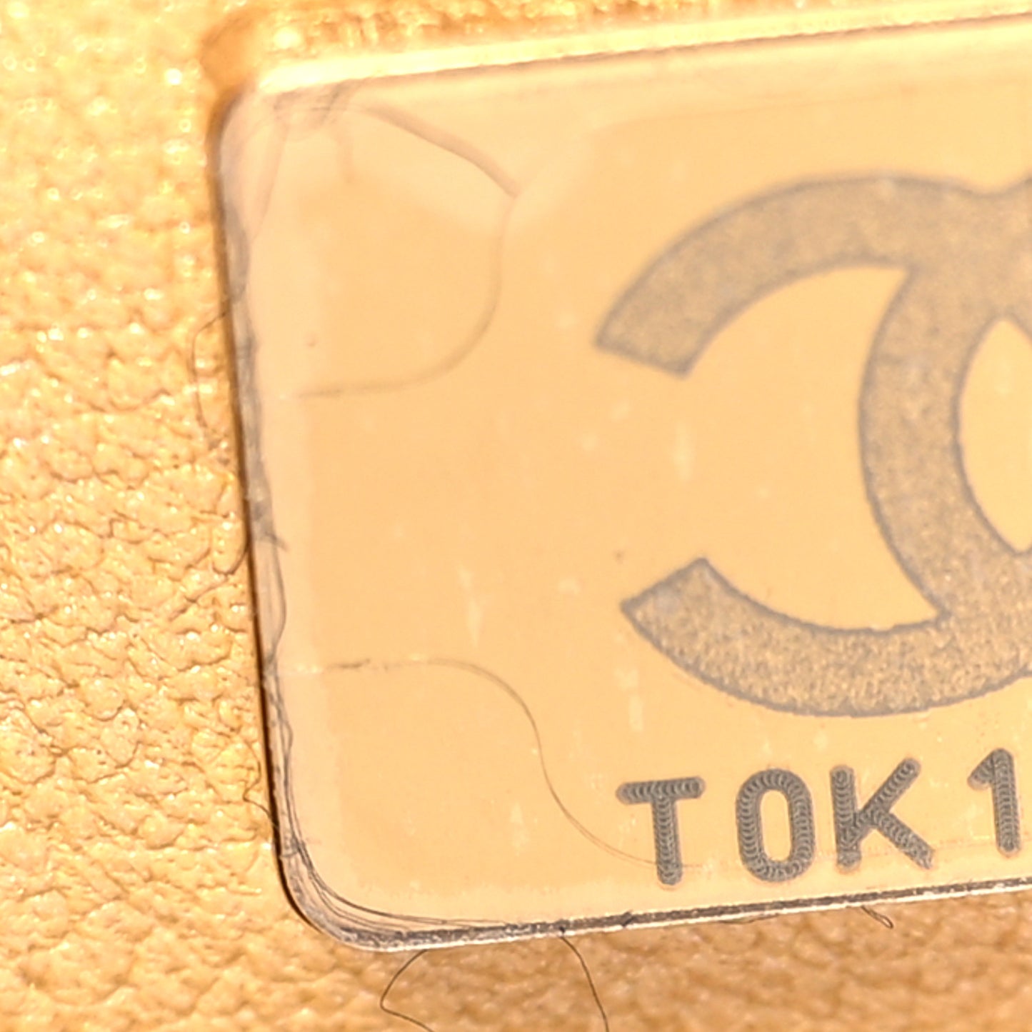 Metallic Lambskin Resin Quilted Top Handle Mini Flap Gold