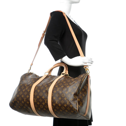 Louis Vuitton Monogram Keepall Bandouliere 50 4 of 12