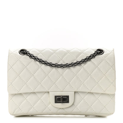 Chanel Aged Calfskin Quilted 2.55 Reissue 225 Flap White 1 of 13