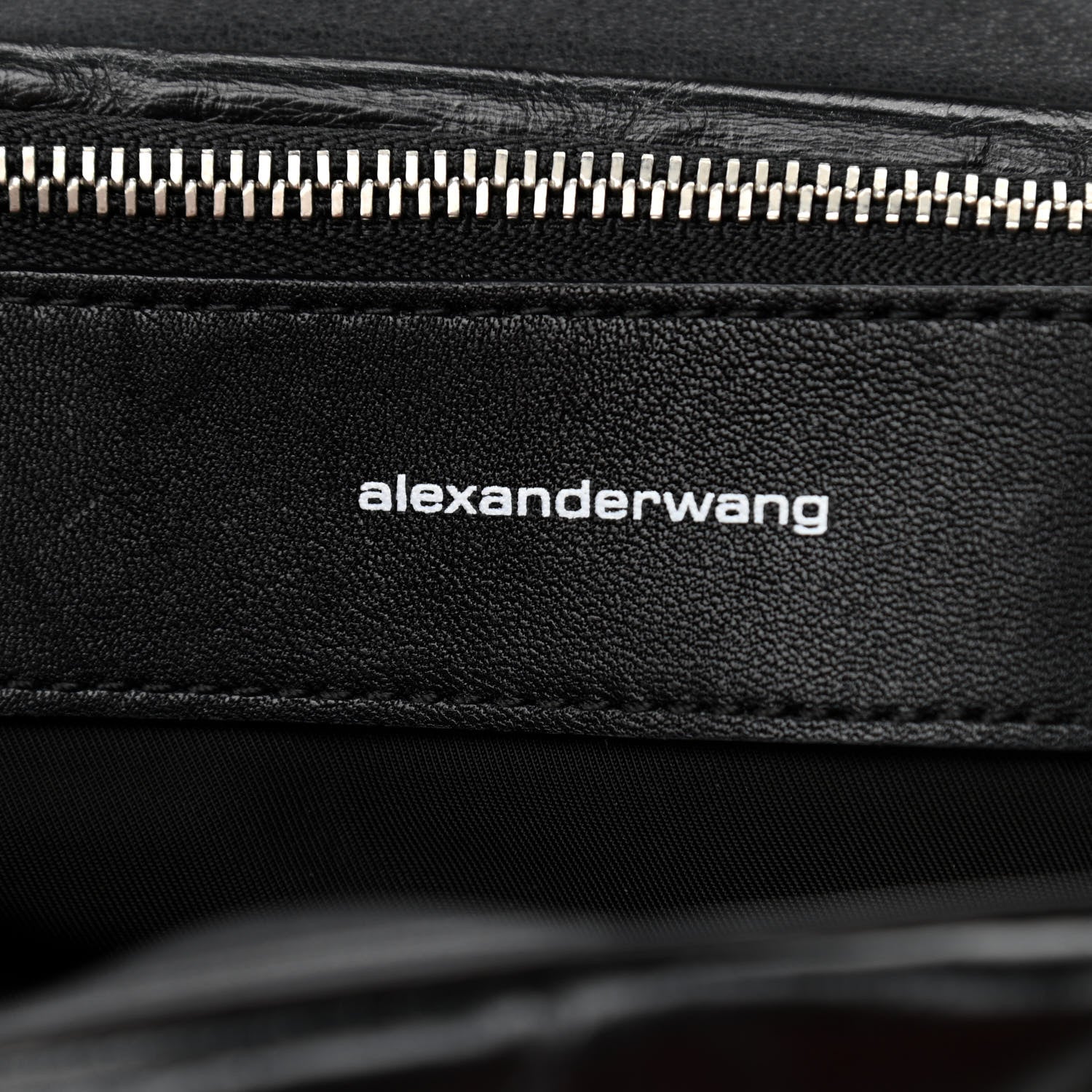 Alexander Wang Calfskin Quilted Halo Crossbody Bag Black 6 of 10