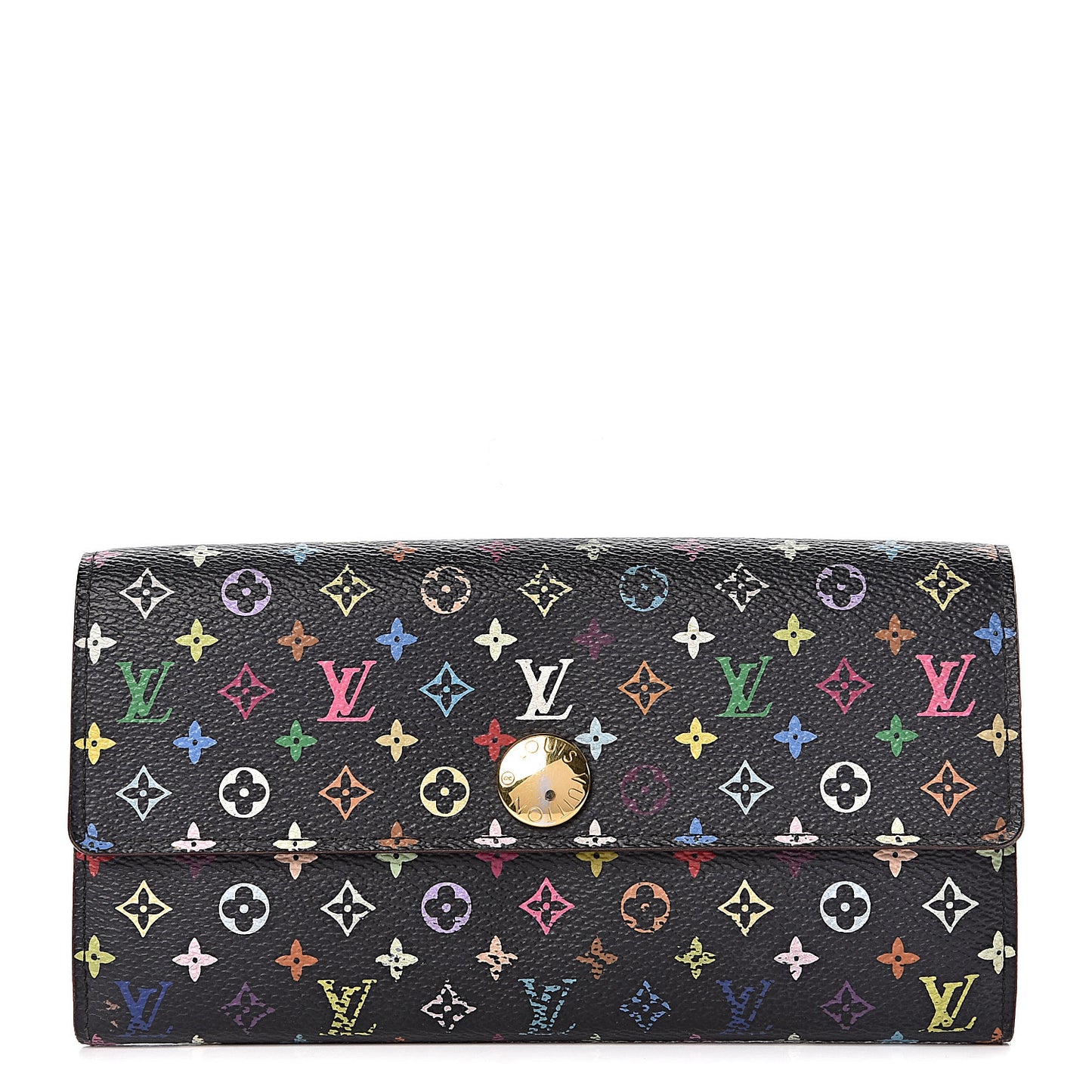 Monogram Multicolor Sarah Wallet Black Grenade