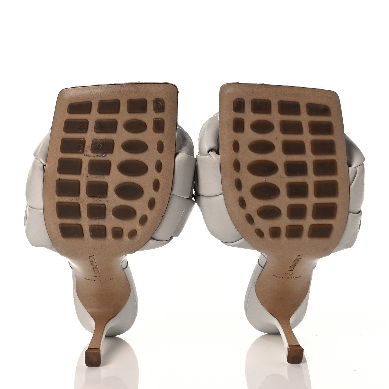 Bottega Veneta Nappa Maxi Intrecciato Lido Mule Sandals 40 Optic White 6 of 7