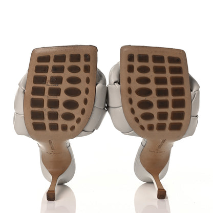 Bottega Veneta Nappa Maxi Intrecciato Lido Mule Sandals 40 Optic White 6 of 7