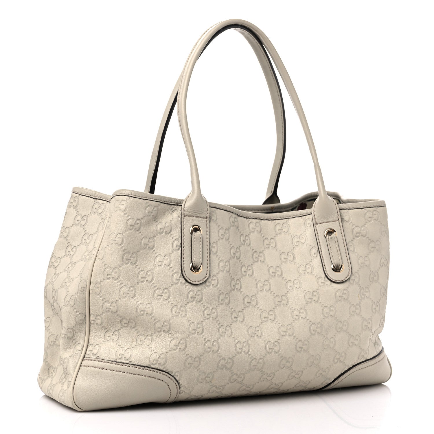Gucci Guccissima Medium Princy Tote Off White 3 of 16