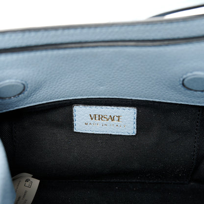Versace Calfskin Vitello Virtus Hobo Light Blue 6 of 10