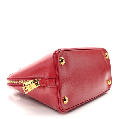 Prada Saffiano Lux Small Promenade Tote Cerise 4 of 11