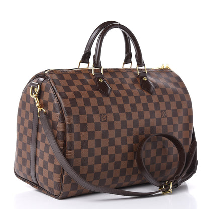 Louis Vuitton Damier Ebene Speedy Bandouliere 35 3 of 10