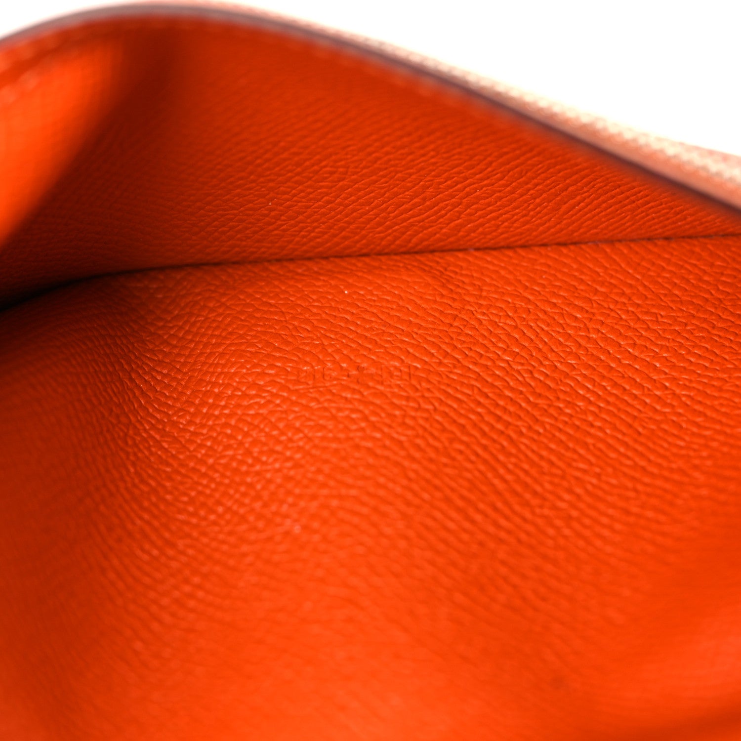 Hermes Epsom Bearn Gusset Wallet Orange 8 of 14
