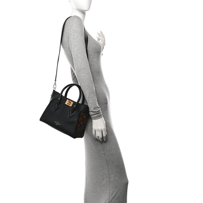 Louis Vuitton Calfskin Monogram On My Side PM Black 2 of 9