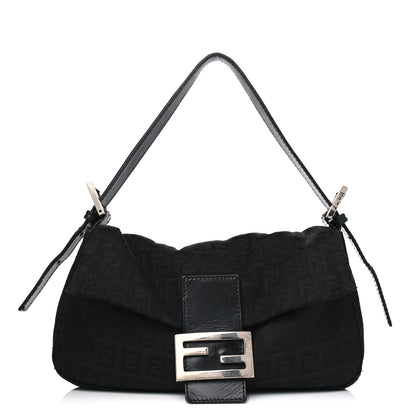 Fendi Zucchino Baguette Black 2 of 13