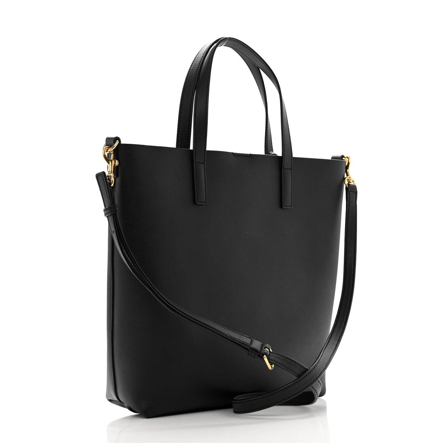 Saint Laurent Calfskin Toy Shopping Tote Black 3 of 13