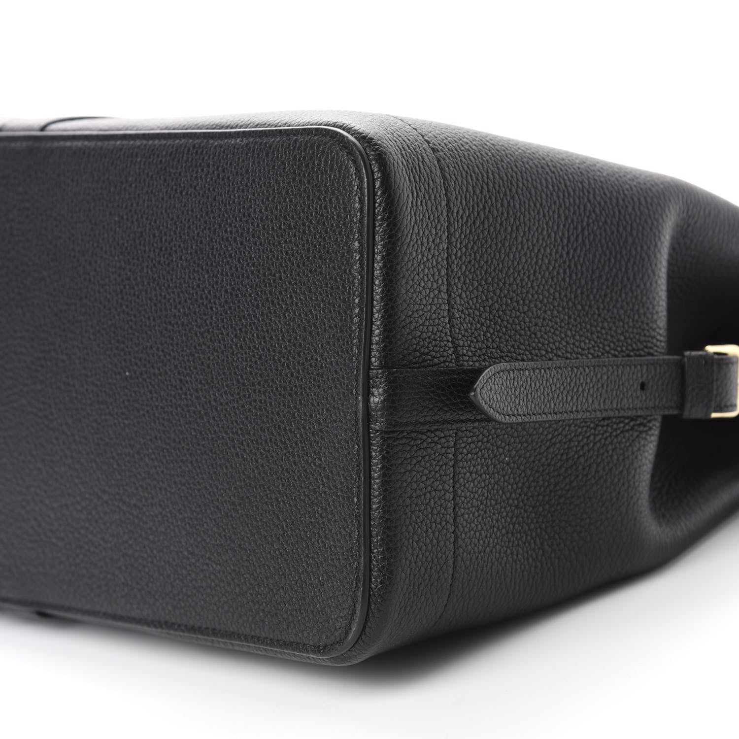 Celine Grained Calfskin Medium Cabas De France Black 7 of 8