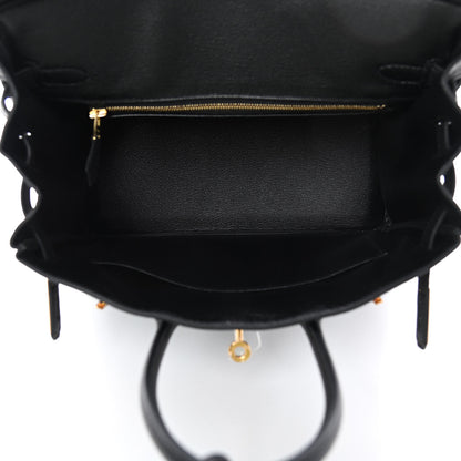 Hermes Togo Birkin 25 Black 4 of 10
