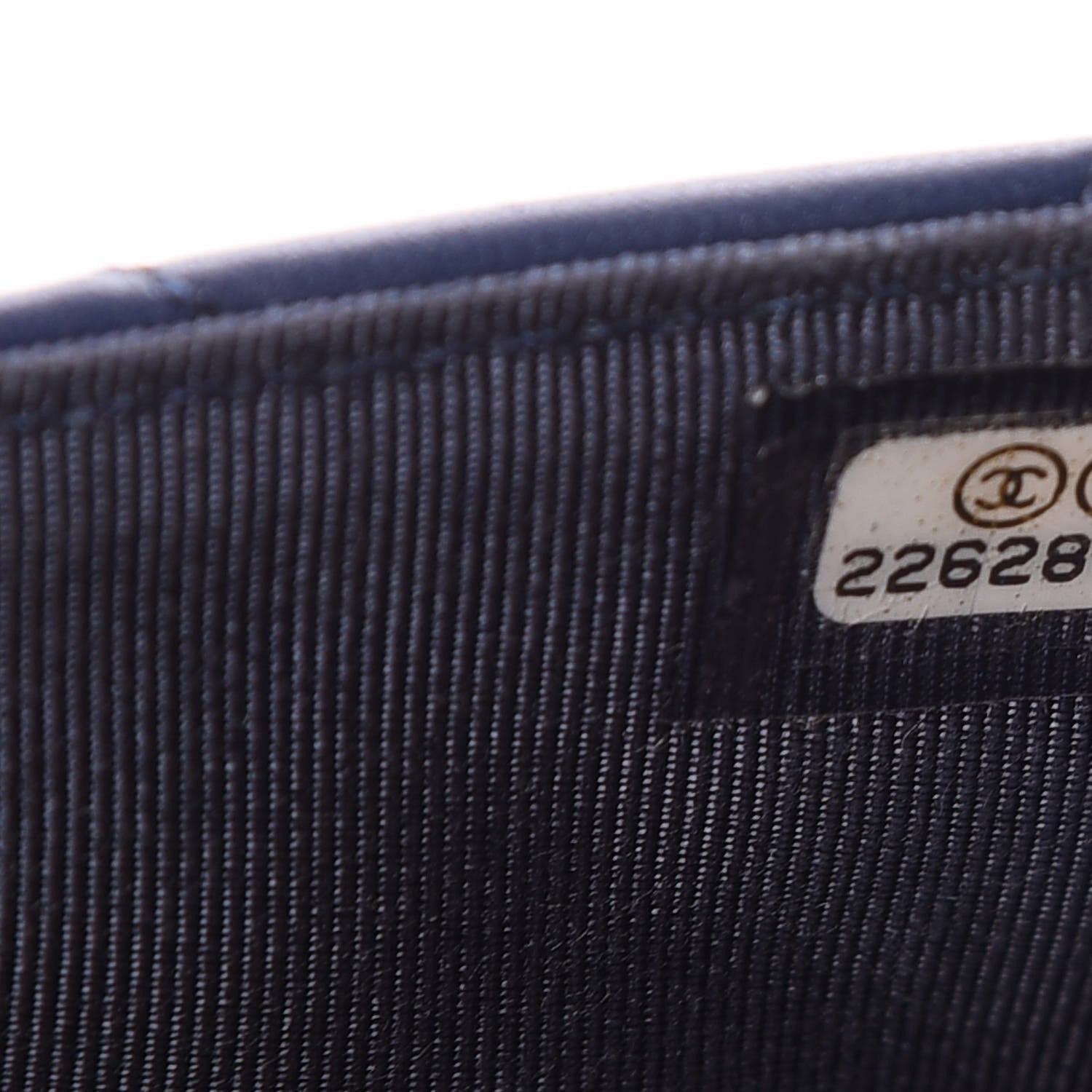 Chanel Lambskin Quilted Wallet On Chain WOC Navy Blue 8 of 9