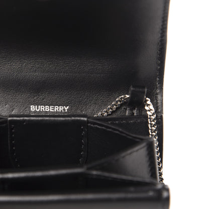 Burberry Calfskin Studded Jessie Chain Card Case Black 6 of 10