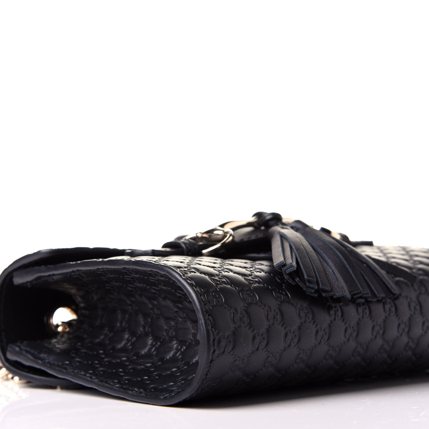 Microguccissima Mini Emily Shoulder Bag Black