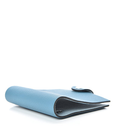 Hermes Togo Ulysse Mini Notebook Cover Blue Jean 3 of 7