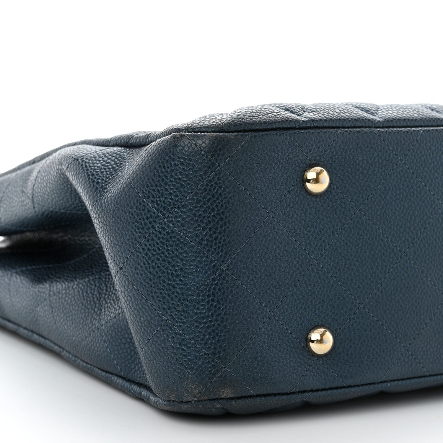 Chanel Caviar Quilted Large CC Shopping Tote Navy 9 of 16
