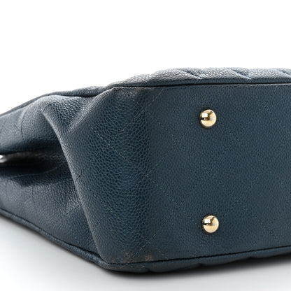 Chanel Caviar Quilted Large CC Shopping Tote Navy 9 of 16