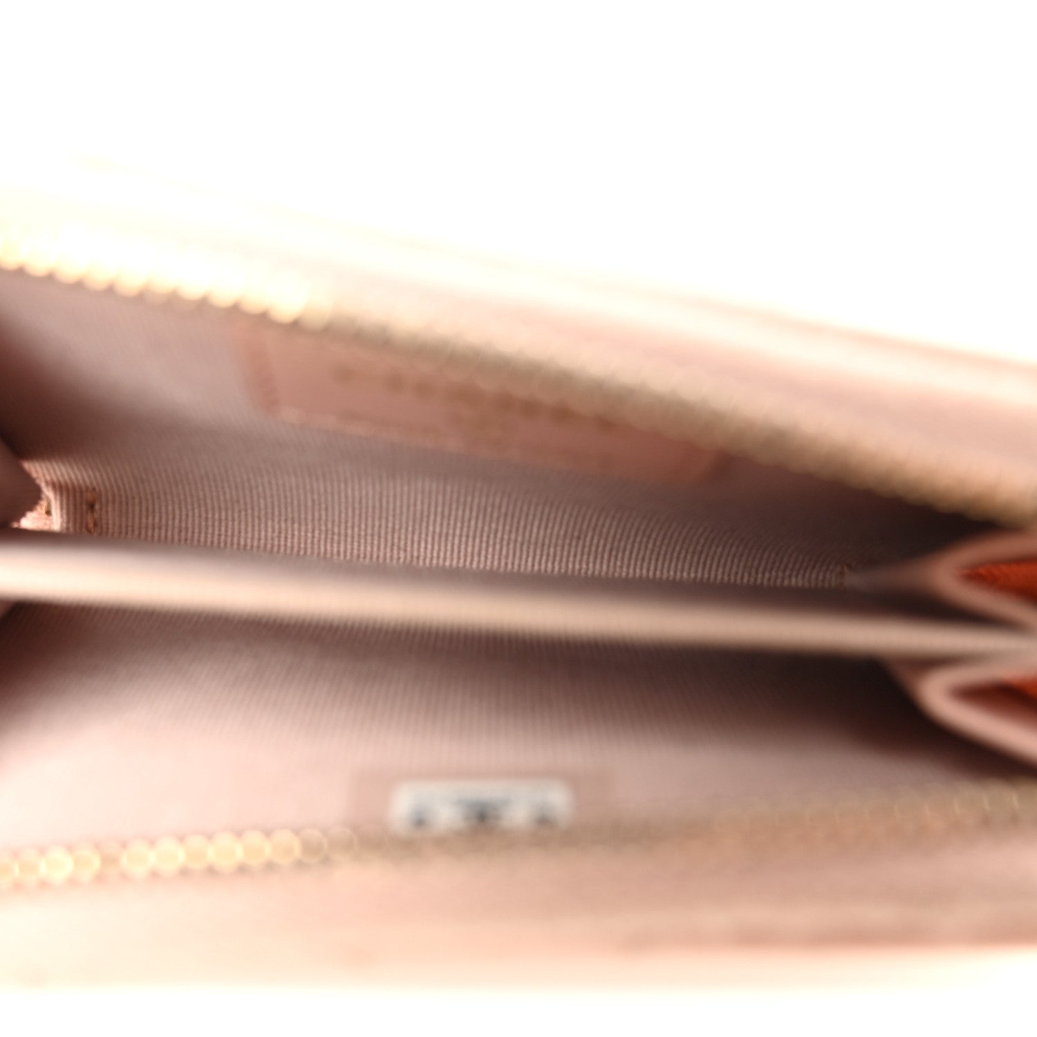 Chanel Lambskin Quilted Chanel 19 Vertical Zip Card Holder Wallet Light Pink 5 of 9