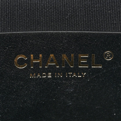 Chanel Shiny Aged Calfskin Quilted CC Pockets Jacket Waist Belt Bag Black 6 of 10