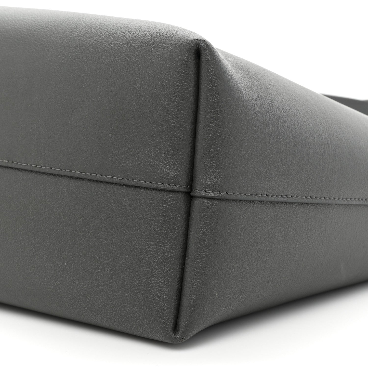 Saint Laurent Calfskin Large Shopping Tote Storm 10 of 20