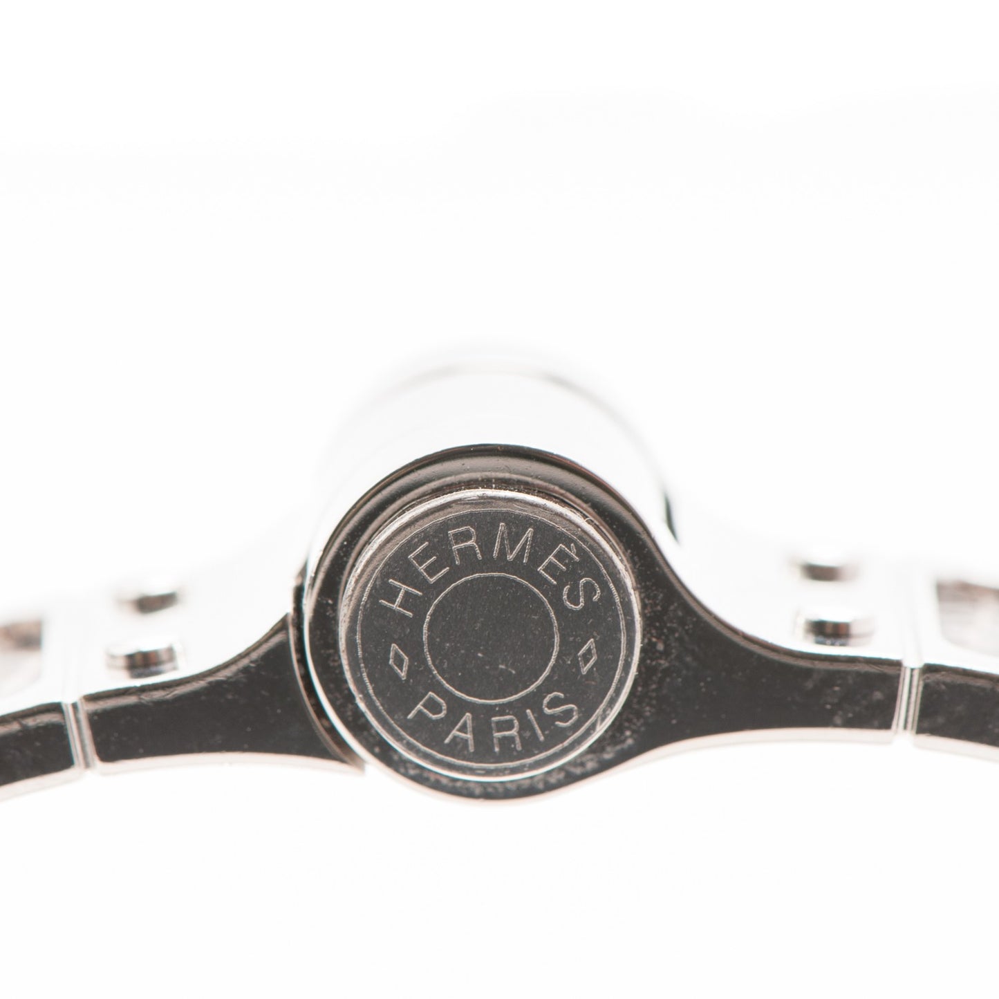 Lizard Charniere Cuir Narrow Hinged Bracelet S Ombre