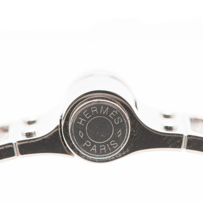 Hermes Lizard Charniere Cuir Narrow Hinged Bracelet S Ombre 5 of 6