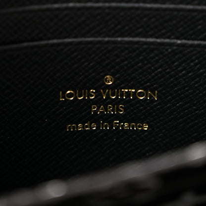 Louis Vuitton Monogram Giant Jungle Zippy Coin Purse Black 6 of 9