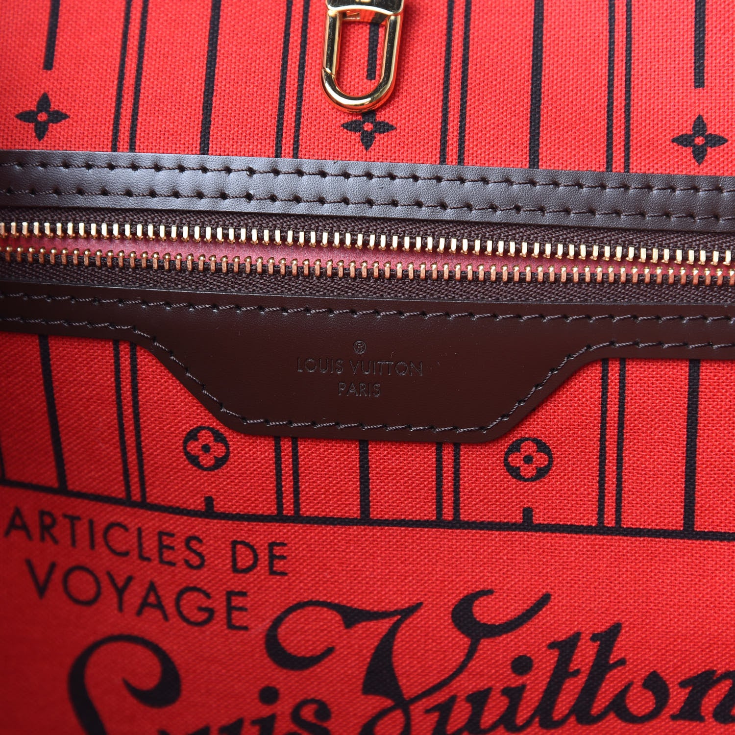 Louis Vuitton Damier Ebene Neverfull GM 6 of 15