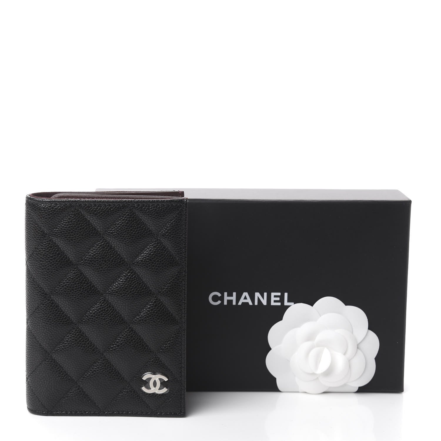 Chanel Caviar Quilted Passport Holder Black 8 of 8