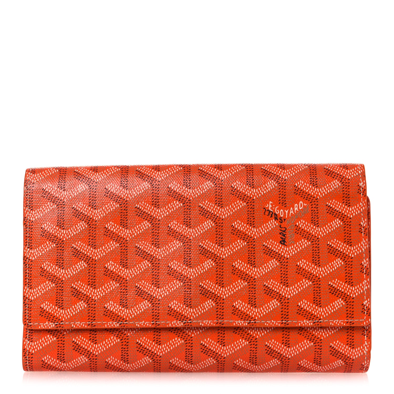Goyard Goyardine Rivoli Wallet Orange 1 of 8