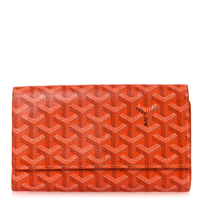 Goyard Goyardine Rivoli Wallet Orange 1 of 8