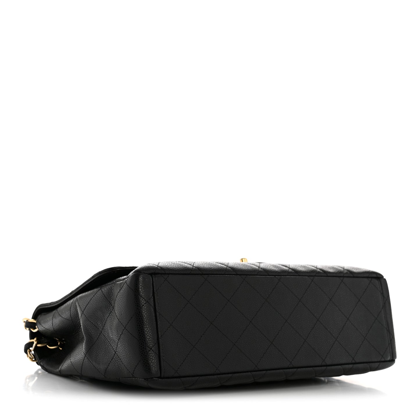 Caviar Maxi Single Flap Black