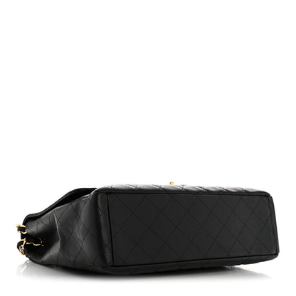 Chanel Caviar Maxi Single Flap Black 4 of 14