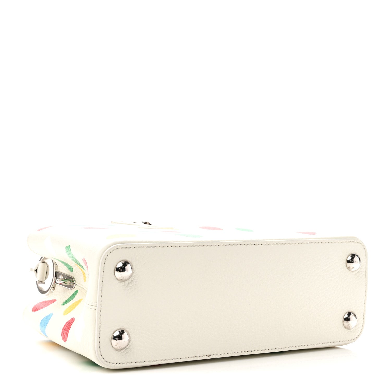 Louis Vuitton LV X YK Taurillon Capucines BB White 4 of 9