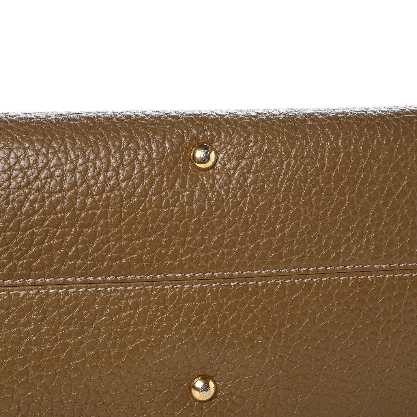Pebbled Calfskin Large Chameleon Tote Brown