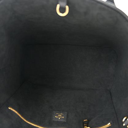 Louis Vuitton LOUIS VUITTON Empreinte Monogram Giant Neverfull MM Black Beige 5 of 9